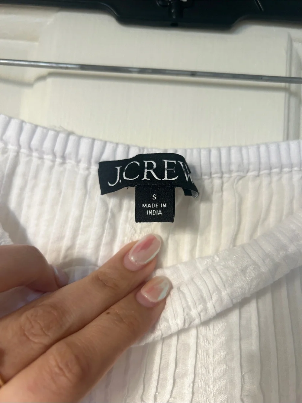 NWOT J Crew Embroidered Side Tie 100% Cotton Mini Skirt - Picture 7 of 12